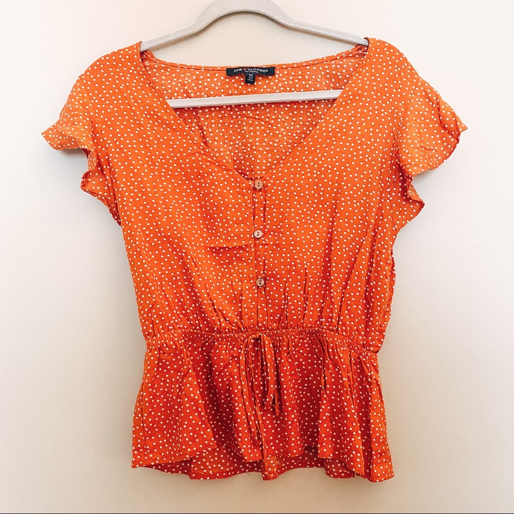 Polka Dot Lightweight Blouse